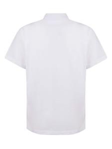 Bally Poloshirt met geborduurd logo - Wit