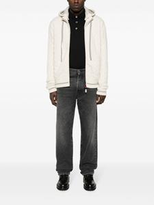 Kiton Poloshirt met lange mouwen - Zwart