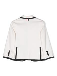 thombrownekids Thom Browne Kids Blazer met enkele rij knopen - Beige