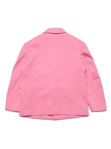 MM6 Maison Margiela Kids single-breasted blazer - Roze