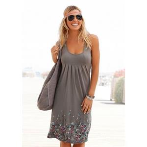 Beachtime Strandjurk met bloemenprint, mini jurk, zomerjurk, strandjurk