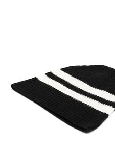 cashmereinlove Cashmere In Love Ribgebreide muts - Zwart
