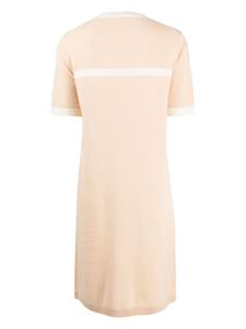 pauleka Paule Ka Mini-jurk met korte mouwen - Beige