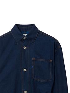 Burberry Japanese denim blousejurk - Blauw