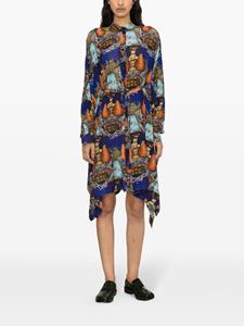 henrikvibskov Henrik Vibskov Midi-jurk met print - Blauw
