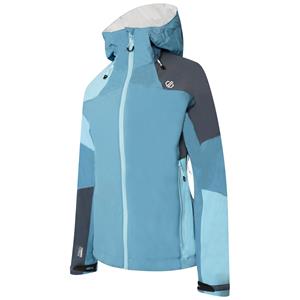Dare 2B Dames/Dames Checkpoint III Gerecycleerd Waterdicht Jasje (Capri Blauw/Kristal Zeeën)