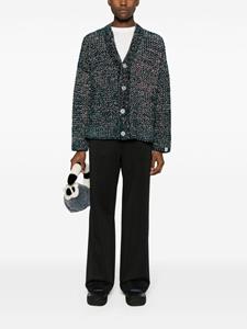 jwanderson JW Anderson Broek met wijde pijpen - Zwart