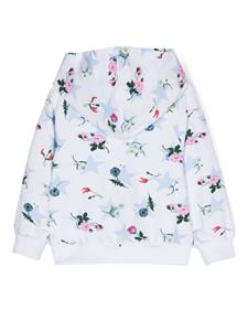 Monnalisa Hoodie met geborduurd logo - Wit