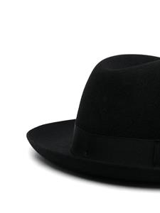 Borsalino Vilten fedora hoed - Zwart