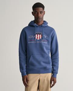 Gant Men Archive Shield hoodie Blauw