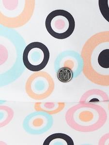 maisonmichel Maison Michel Angele katoenen vissershoed met print - Wit