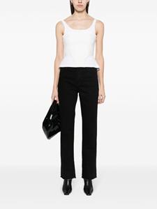victoriabeckham Victoria Beckham High waist straight jeans - Zwart