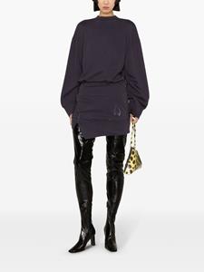 theattico The Attico Katoenen sweaterjurk - Paars