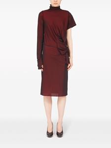 maisonmargiela Maison Margiela Midi-jurk met ruches - Rood