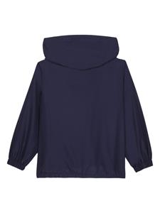 dolce&gabbanakids Dolce & Gabbana Kids x K-Way jack met capuchon - Blauw