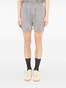 maisonmargiela Maison Margiela Gestreepte shorts met elastische taille - Wit
