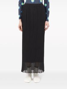 mm6maisonmargiela MM6 Maison Margiela Maxi-plooirok - Zwart