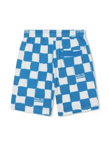 marcjacobskids Marc Jacobs Kids Shorts met verfspray - Blauw