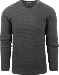 Sweater Knowledge Cotton Apparel Trui Vagn Antraciet