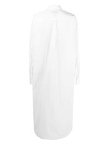 christopherjohnrogers Christopher John Rogers Blousejurk met ruche - Wit