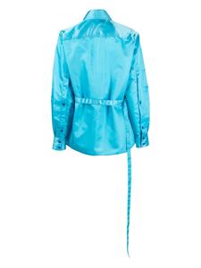 christopherjohnrogers Christopher John Rogers Satijnen blouse - Blauw