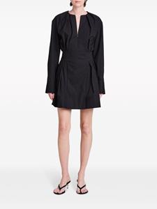 proenzaschouler Proenza Schouler Mini-jurk met logoprint - Zwart