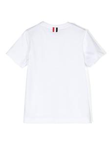 thombrownekids Thom Browne Kids T-shirt met print - Wit
