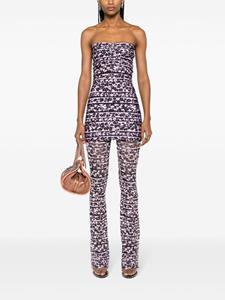 KNWLS Skinn mini-jurk met bloesemprint - Roze