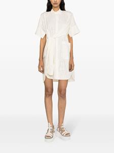 henrikvibskov Henrik Vibskov Fold broderie anglaise blousejurk - Beige