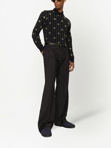 dolce&gabbana Dolce & Gabbana Poloshirt met lange mouwen - Zwart