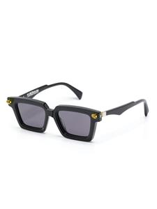 Kuboraum P2 zonnebril met vierkant montuur - Zwart
