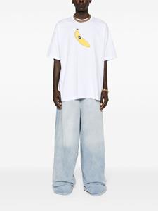 VETEMENTS Destroyed jeans met wijde pijpen - Blauw