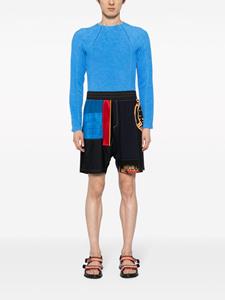 Amen Trainingsshorts met patchwork - Veelkleurig