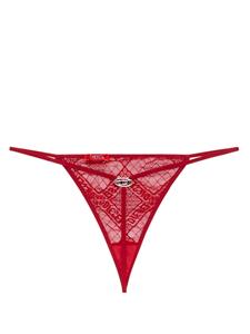 Diesel Ufst-D-String lace thong - Rood