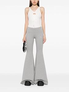 VETEMENTS Flared legging met logoprint - Grijs