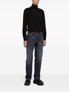 dolce&gabbana Dolce & Gabbana Straight jeans met effect - Blauw