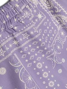 palmangelskids Palm Angels Kids Shorts met grafische print - Paars