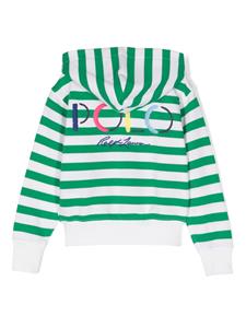 poloralphlaurenkids POLO RALPH LAUREN KIDS Gestreepte hoodie - Wit