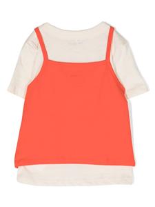 Mini Rodini Ritzratz katoenen T-shirt - Oranje
