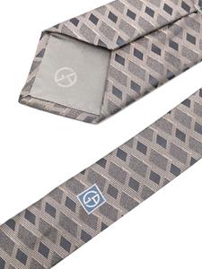 giorgioarmani Giorgio Armani Zijden stropdas met paisley-print - Beige