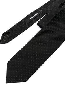 DSQUARED2 Stropdas met stippen - Zwart