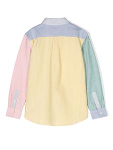 Ralph Lauren Kids Shirt met colourblocking - Blauw