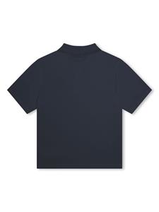 kenzokids Kenzo Kids Piqué poloshirt met logoprint - Blauw