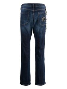 philippplein Philipp Plein Mid waist straight jeans - Blauw