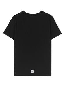 givenchykids Givenchy Kids T-shirt met logoprint - Zwart
