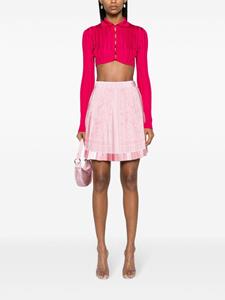 Versace Plooirok met barokprint - Roze