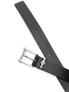 Versace Leren riem met Medusa - Zwart