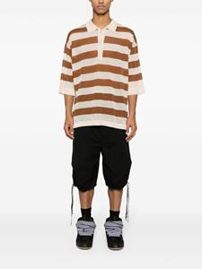 henrikvibskov Henrik Vibskov Flax gestreept poloshirt - Beige