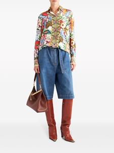 ETRO Zijden blouse met bloemenprint - Roze