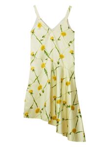 Burberry Zijden mini-jurk met print - Beige